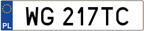 Truck License Plate